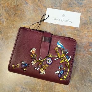 Vera Bradley NWT Carryall RFID Small Wallet